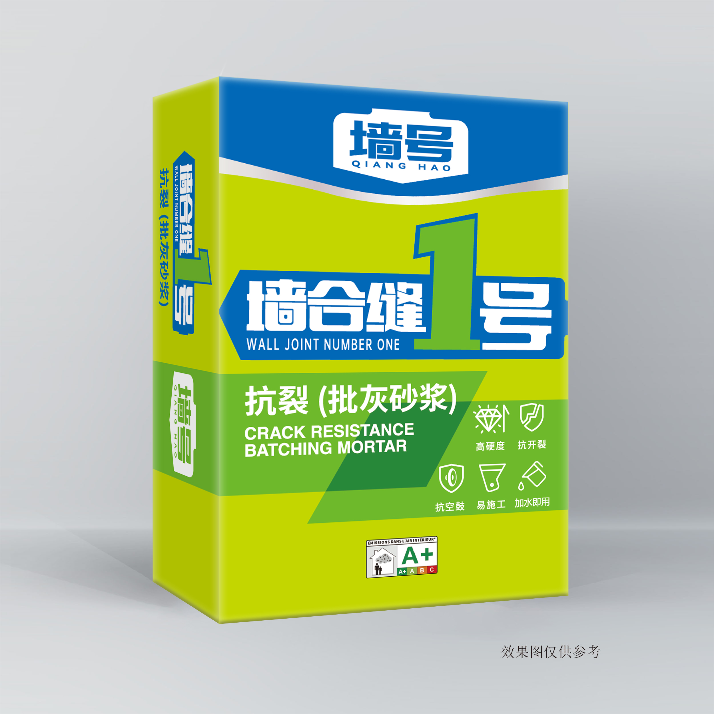 墙合缝1号抗裂批灰砂浆